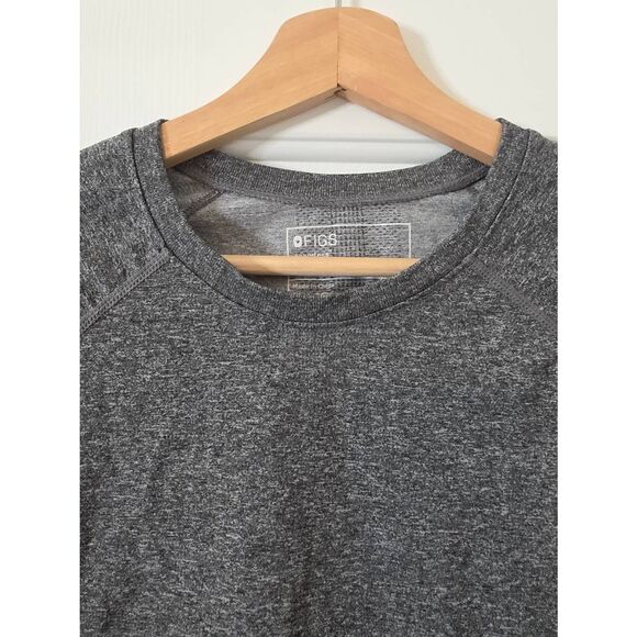 Figs Seamless Long Sleeve T Grey Size L - Picture 2 of 10